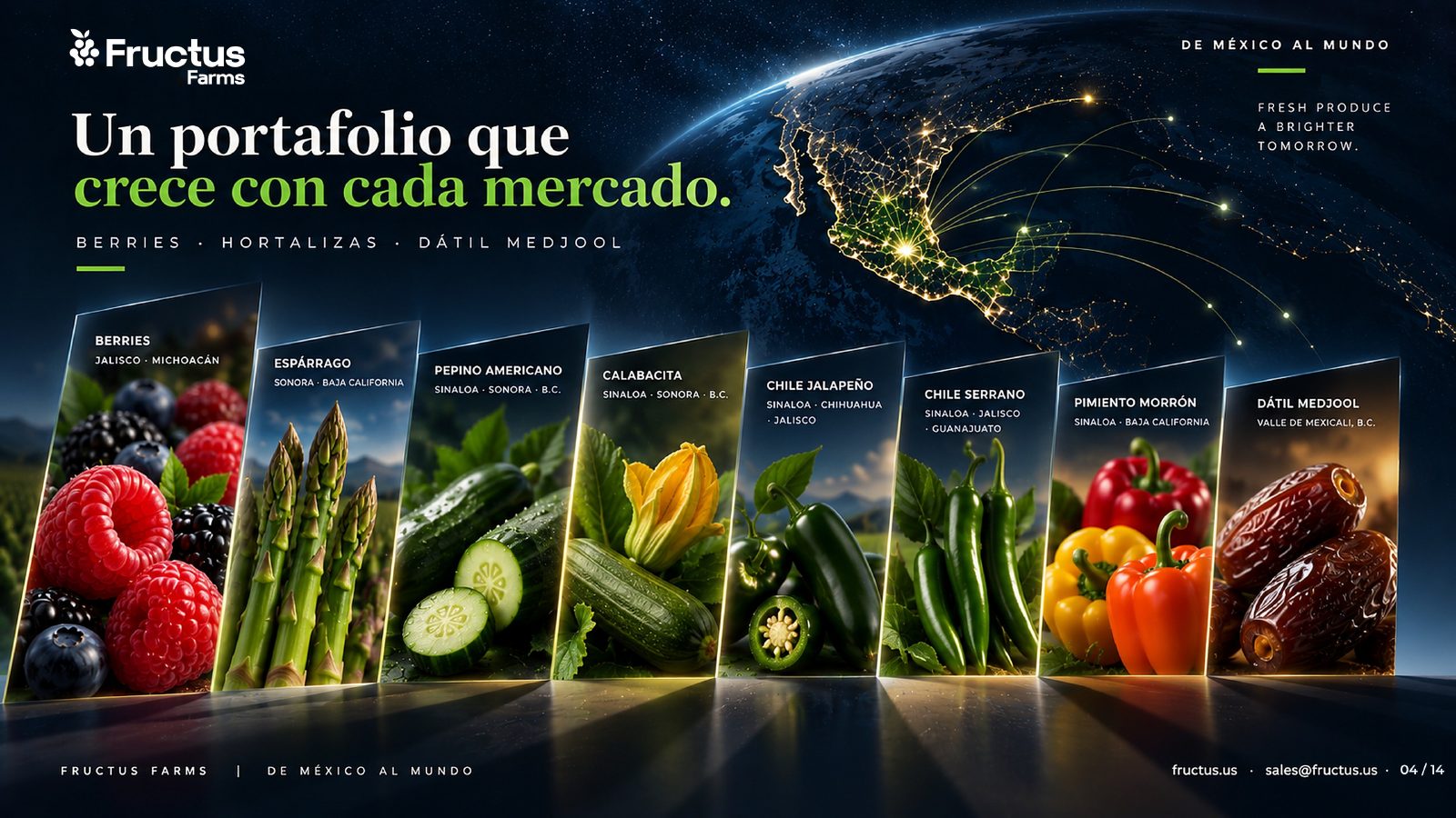 Fructus Farms, De México al mundo, lámina 4