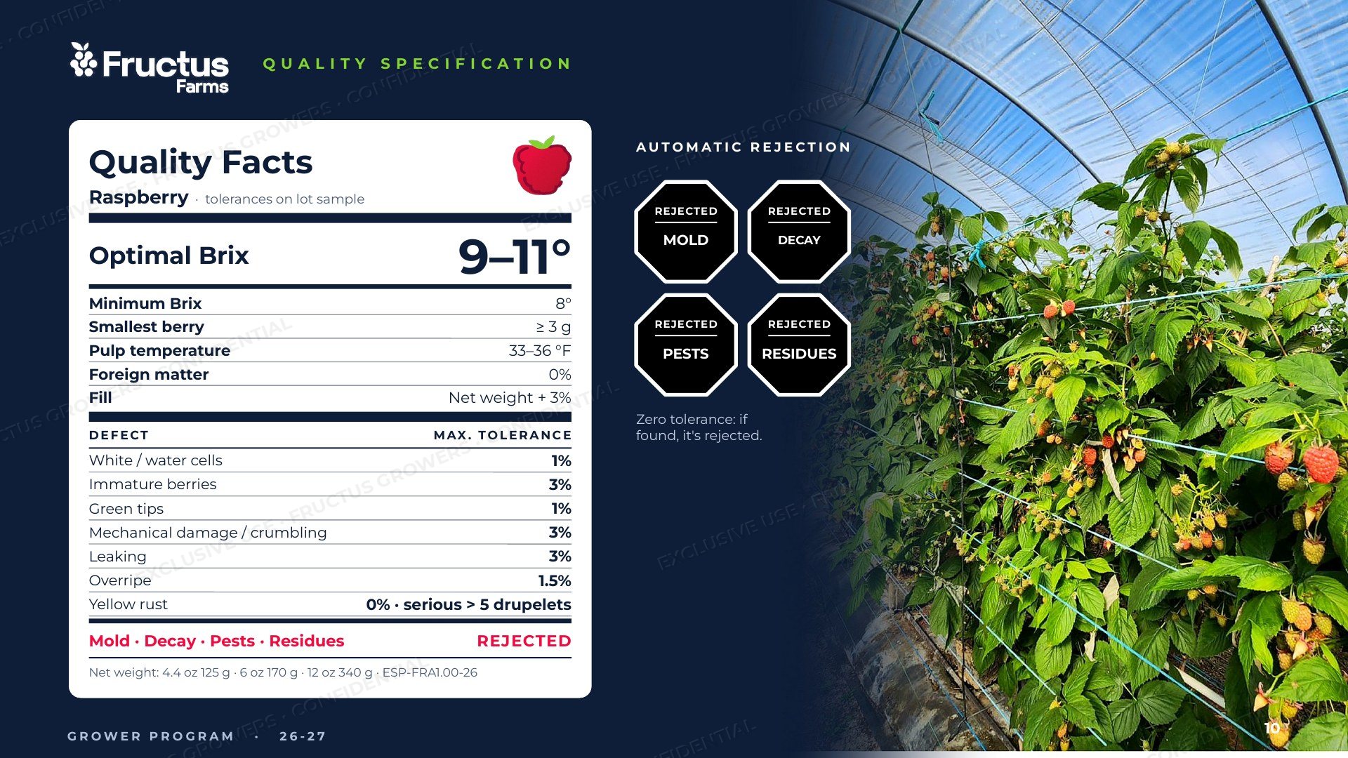 Grower Program, slide 10
