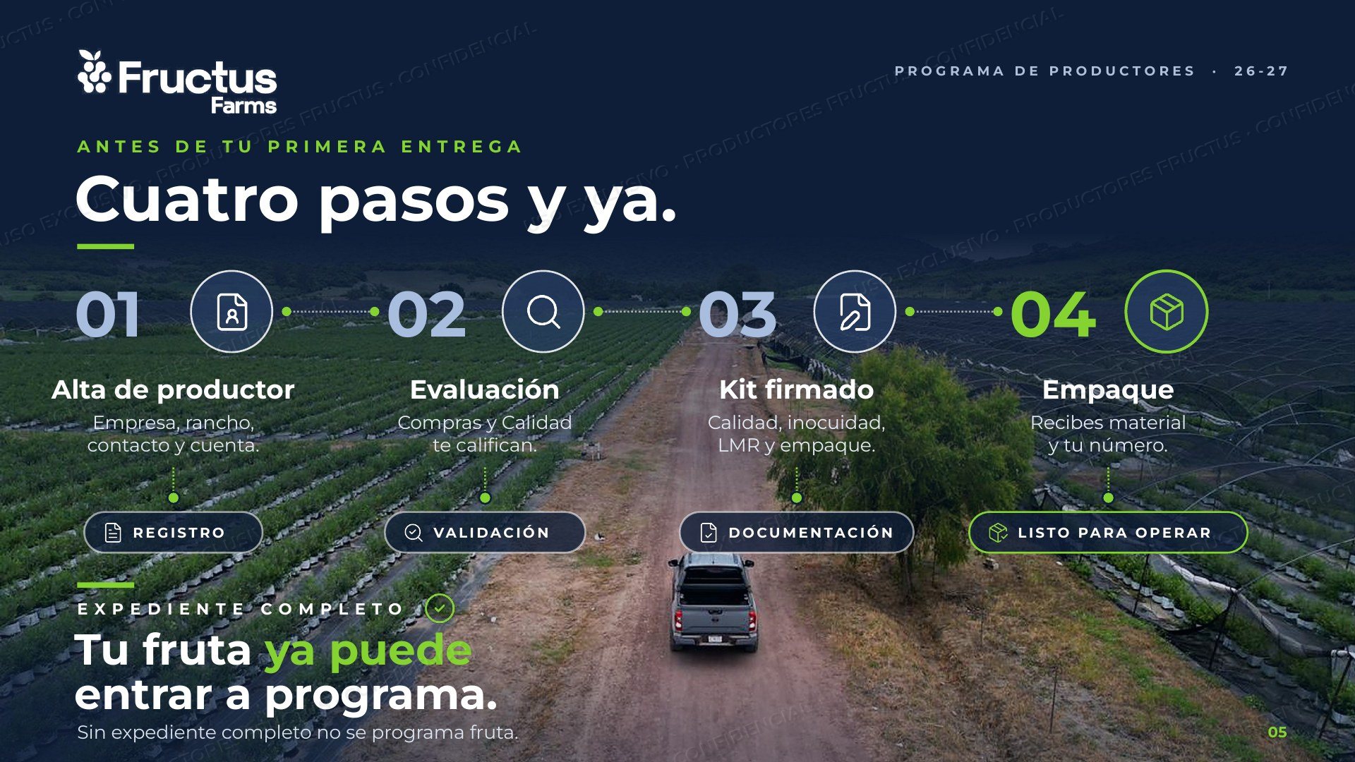Programa de Productores, lámina 5