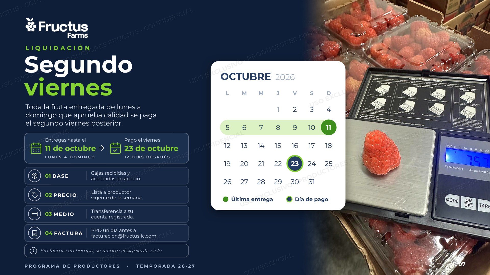 Programa de Productores, lámina 7
